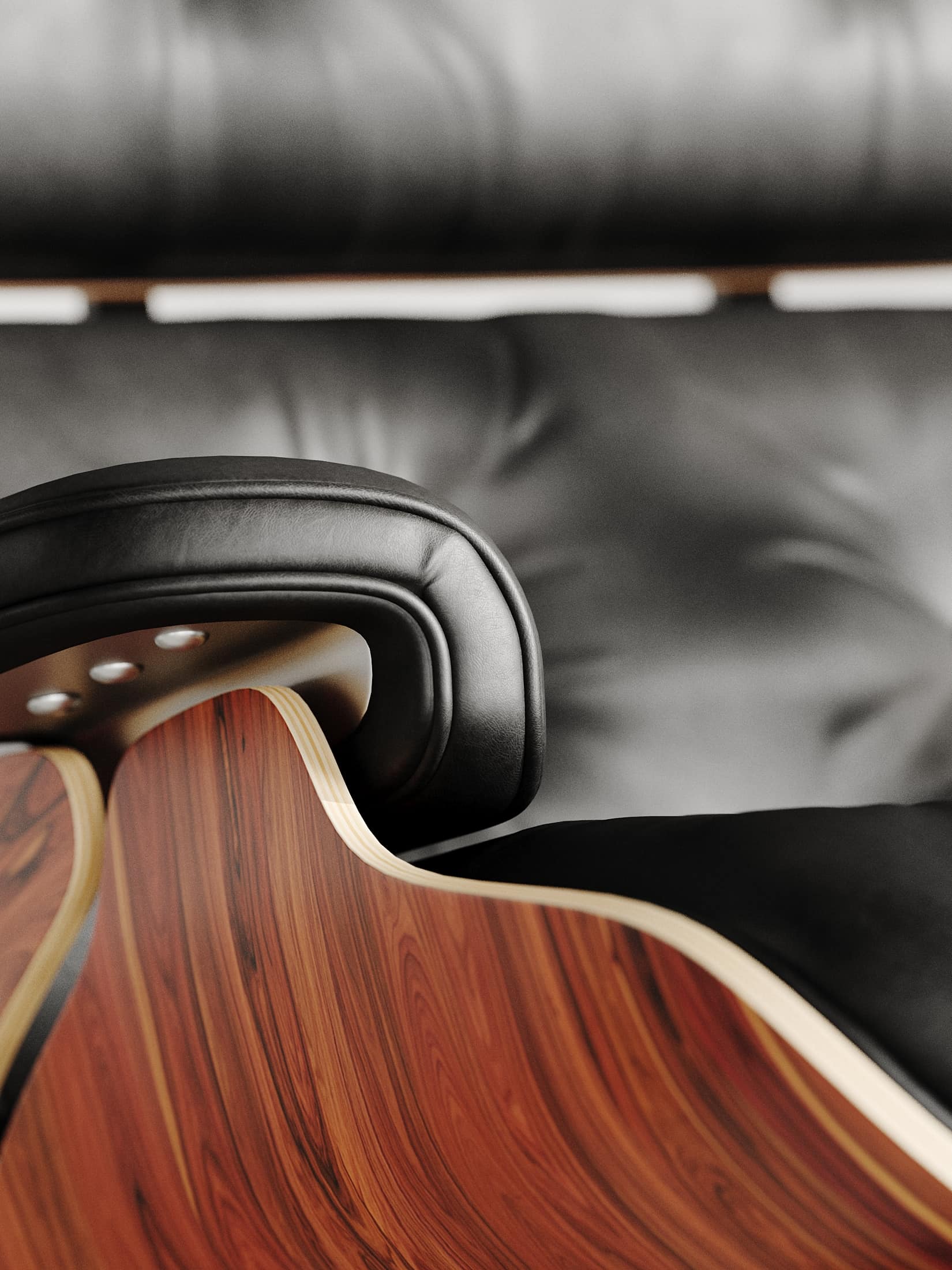 Eames Lounge Chair Detail